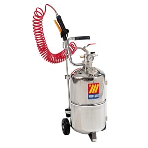 KJEMISPRØYTE M. HJUL 24 L  RUSTFRI  MECLUBE  (NTO)